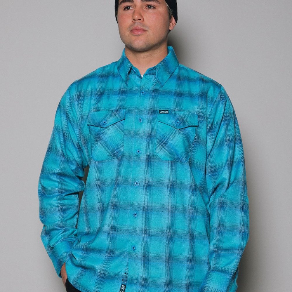 DIXXON Flannel POSEIDON'S KISS Men's Flannel Shirt L Tall - Picture 5 of 9